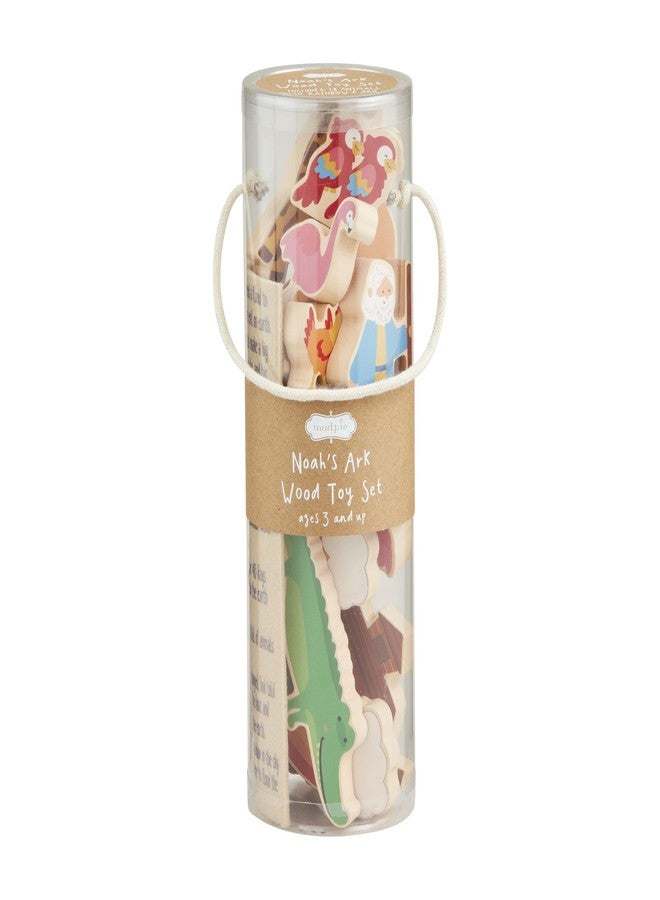 Mud Pie Wood Noahs Ark Toy Set - Image 1